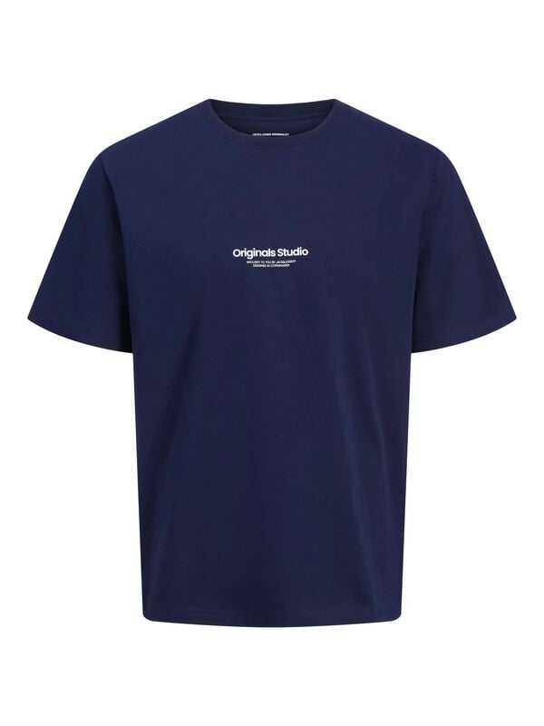 T-Shirt Manches courtes  de Jack & Jones - JORVESTERBRO T-SHIRT SS CREW NECK NOOS - S à M - pour Homme - bleu - jack & jones