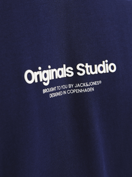 T-Shirt Manches courtes  de Jack & Jones - JORVESTERBRO T-SHIRT SS CREW NECK NOOS - S à M - pour Homme - bleu - jack & jones - View 2