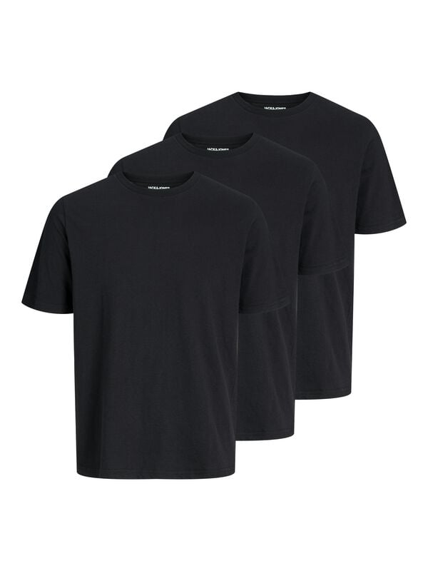 T-Shirt Manches courtes  de Jack & Jones - JACUNDER NOOS - Lot de 3 T-Shirts - S à XXL - pour Homme - noir - jack & jones