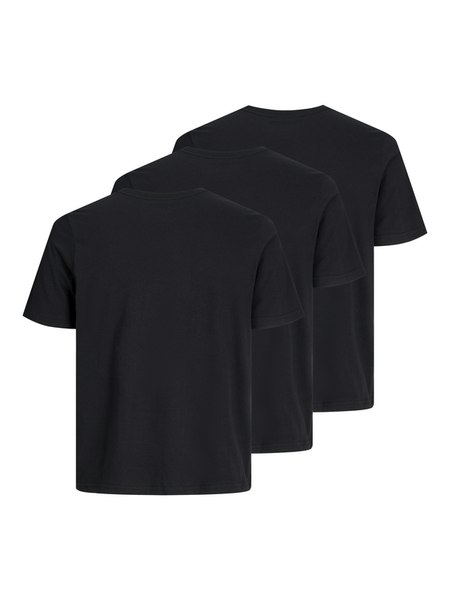 T-Shirt Manches courtes  de Jack & Jones - JACUNDER NOOS - Lot de 3 T-Shirts - S à XXL - pour Homme - noir - jack & jones - View 2