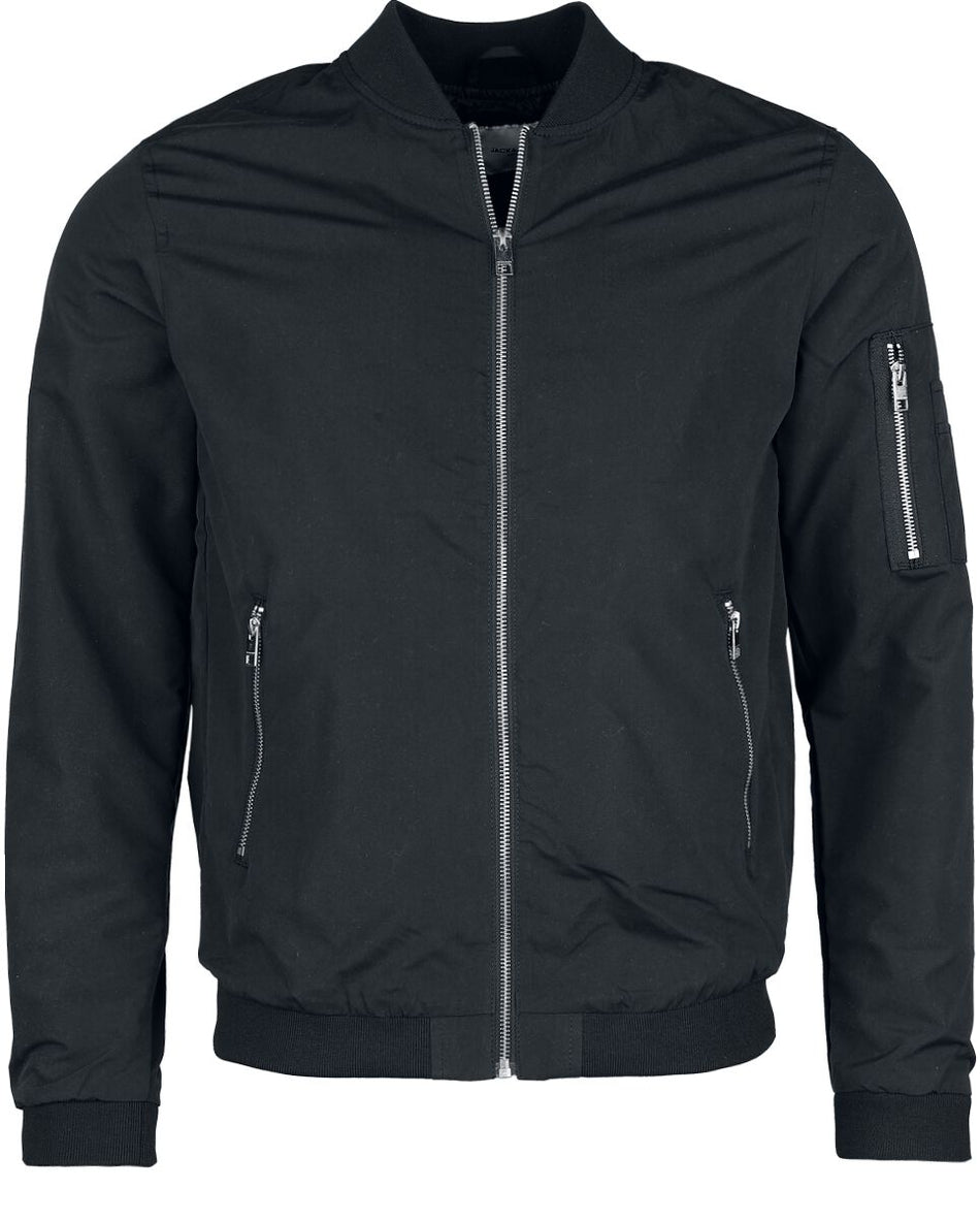 Bomber  de Jack & Jones - JJERUSH NOOS - Veste Bomber - S à XXL - pour Homme - noir - jack & jones
