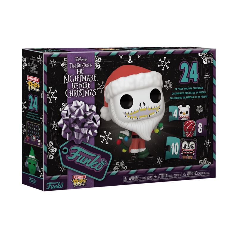 Calendrier de l'Avent Disney de L'Étrange Noël De Monsieur Jack - L'Étrange Noël de Monsieur Jack - Pocket Pop! - Calendrier Décompte - pour Unisexe - Standard - L'Étrange Noël De Monsieur Jack