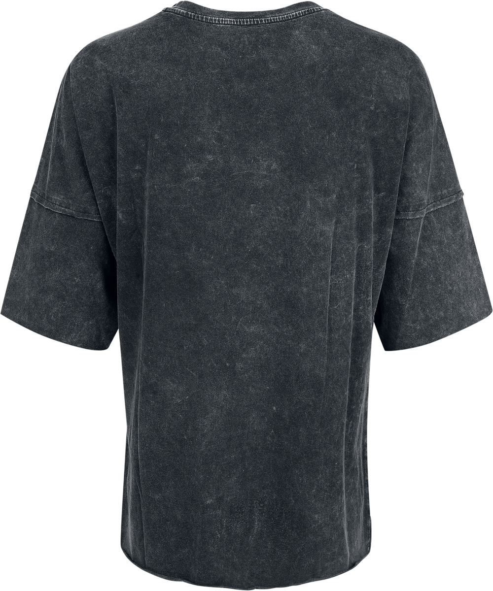 T-Shirt Manches courtes  de Black Premium by EMP - Essential - T-Shirt Découpé - S à XXL - pour Femme - noir - Black Premium by EMP - View 2