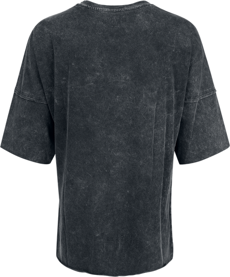 T-Shirt Manches courtes  de Black Premium by EMP - Essential - T-Shirt Découpé - S à XXL - pour Femme - noir - Black Premium by EMP - View 2