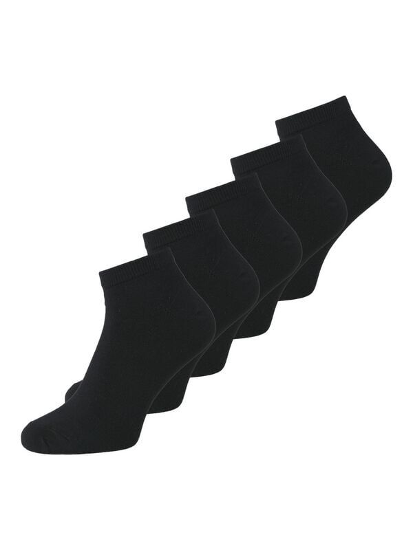Chaussettes  de Jack & Jones - JACBASIC BAMBOO ANKLE - Lot de 5 Paires de Chaussettes - Standard - pour Homme - noir - jack & jones