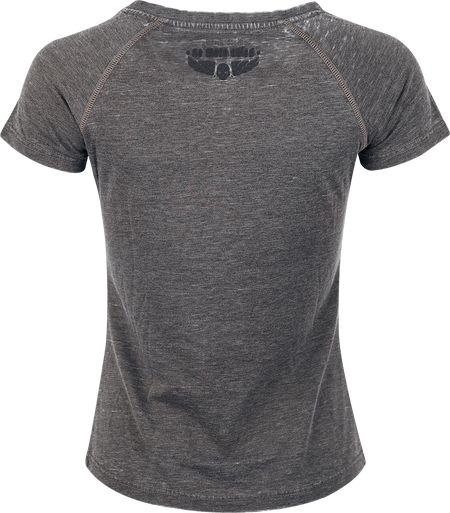 T-Shirt Manches courtes  de Rock Rebel by EMP - Skulls & Details - S à XXL - pour Femme - gris - Rock Rebel by EMP - View 2