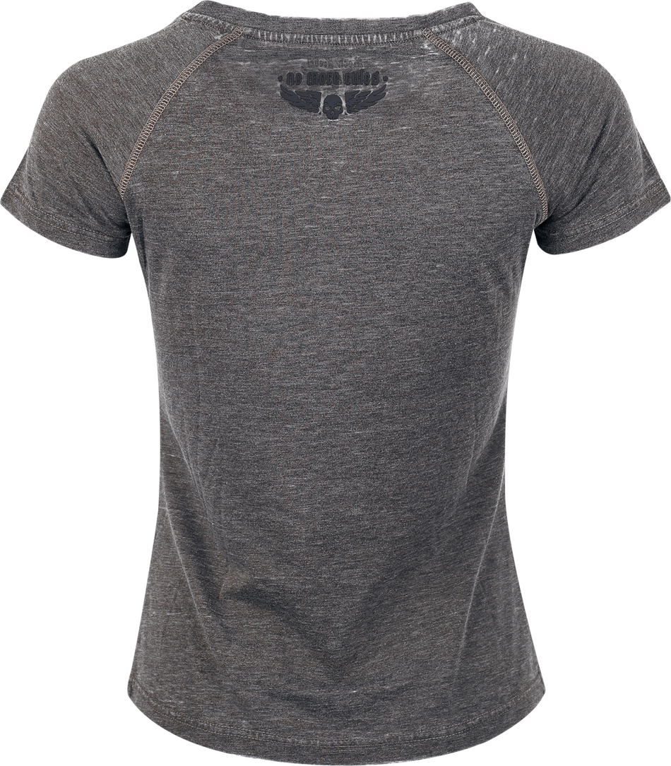 T-Shirt Manches courtes  de Rock Rebel by EMP - Skulls & Details - S à XXL - pour Femme - gris - Rock Rebel by EMP - View 2