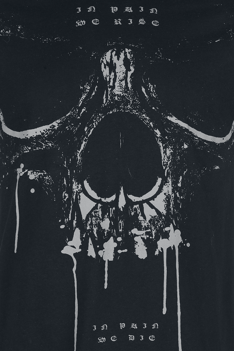T-Shirt Manches courtes  de Black Premium by EMP - Skull & Roses - M à XXL - pour Homme - noir - Black Premium by EMP - View 2