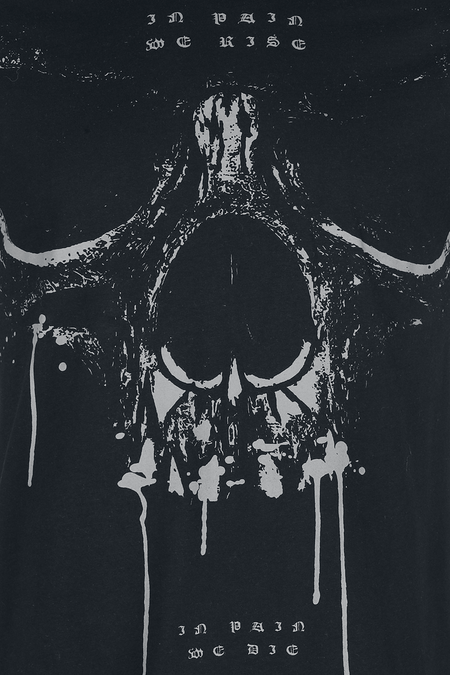 T-Shirt Manches courtes  de Black Premium by EMP - Skull & Roses - M à XXL - pour Homme - noir - Black Premium by EMP - View 2