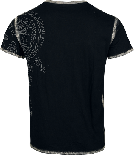 T-Shirt Manches courtes  de Black Premium by EMP - Celtic fine lines - M à XXL - pour Homme - noir - Black Premium by EMP - View 2