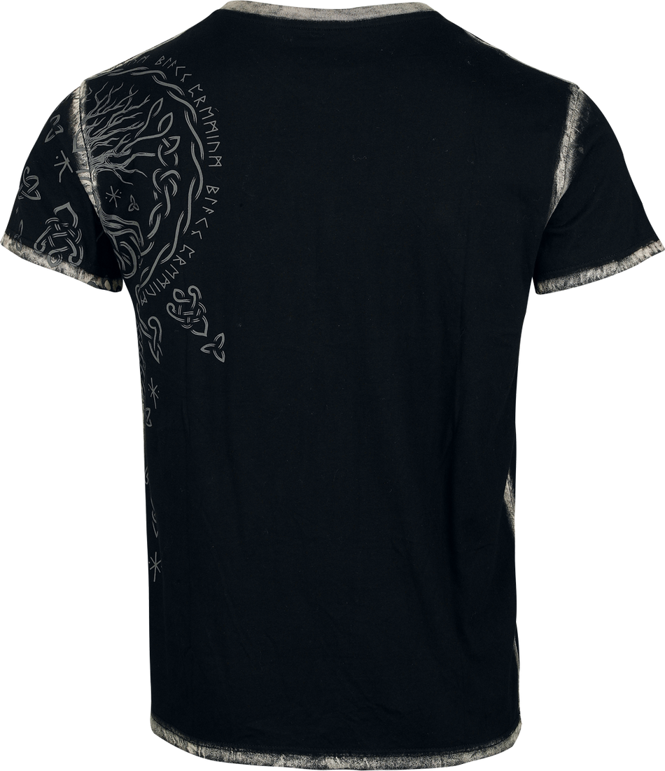 T-Shirt Manches courtes  de Black Premium by EMP - Celtic fine lines - M à XXL - pour Homme - noir - Black Premium by EMP - View 2