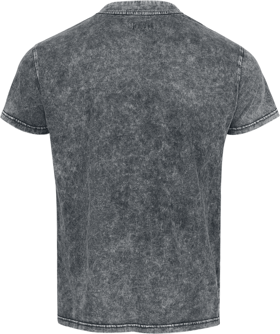 T-Shirt Manches courtes  de Black Premium by EMP - Essential - T-Shirt Lacé - M à XXL - pour Homme - noir - Black Premium by EMP - View 2