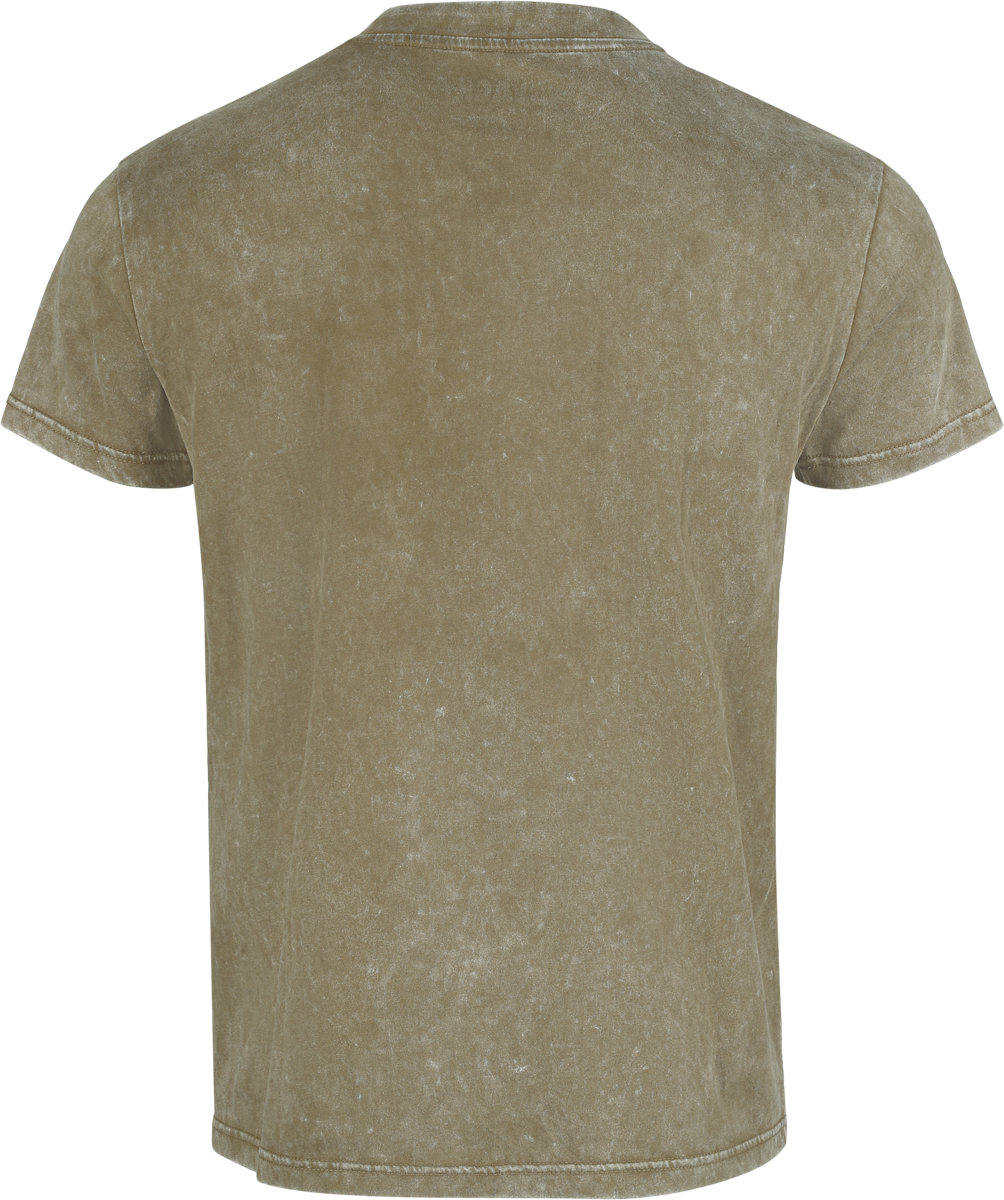 T-Shirt Manches courtes  de Black Premium by EMP - Celtic fine lines - M à XXL - pour Homme - olive - Black Premium by EMP - View 2