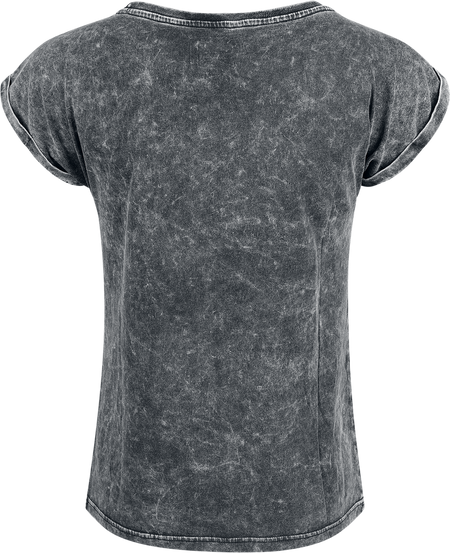 T-Shirt Manches courtes  de RED by EMP - Étoiles - T-Shirt Fille - S à XXL - pour Femme - gris - RED by EMP - View 2