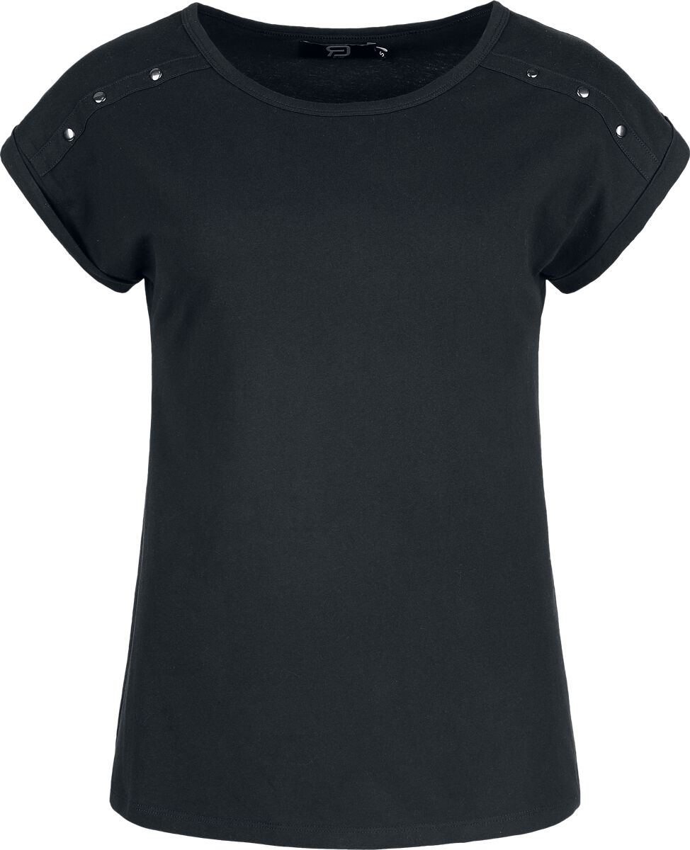 T-Shirt Manches courtes  de RED by EMP - Clous - T-Shirt Fille - S à XXL - pour Femme - noir - RED by EMP