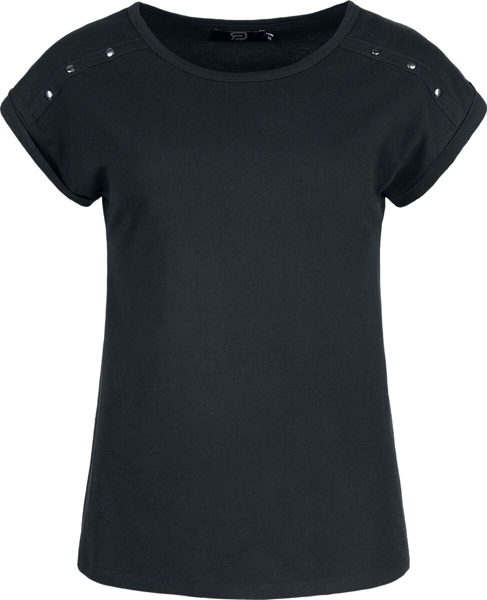 T-Shirt Manches courtes  de RED by EMP - Clous - T-Shirt Fille - S à XXL - pour Femme - noir - RED by EMP