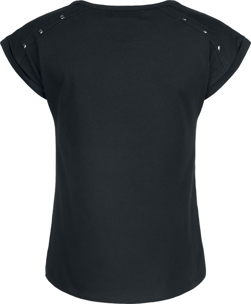 T-Shirt Manches courtes  de RED by EMP - Clous - T-Shirt Fille - S à XXL - pour Femme - noir - RED by EMP - View 2