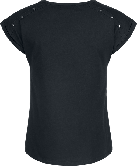 T-Shirt Manches courtes  de RED by EMP - Clous - T-Shirt Fille - S à XXL - pour Femme - noir - RED by EMP - View 2