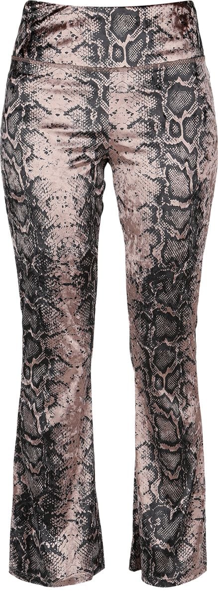 Legging  de Rock Rebel by EMP - Motif Peau de Serpent - Leggings - S à XXL - pour Femme - noir/marron - Rock Rebel by EMP