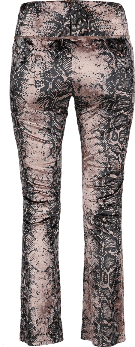 Legging  de Rock Rebel by EMP - Motif Peau de Serpent - Leggings - S à XXL - pour Femme - noir/marron - Rock Rebel by EMP - View 2