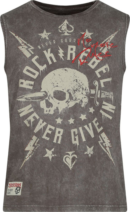 Débardeur  de Rock Rebel by EMP - S à XXL - pour Homme - gris - Rock Rebel by EMP