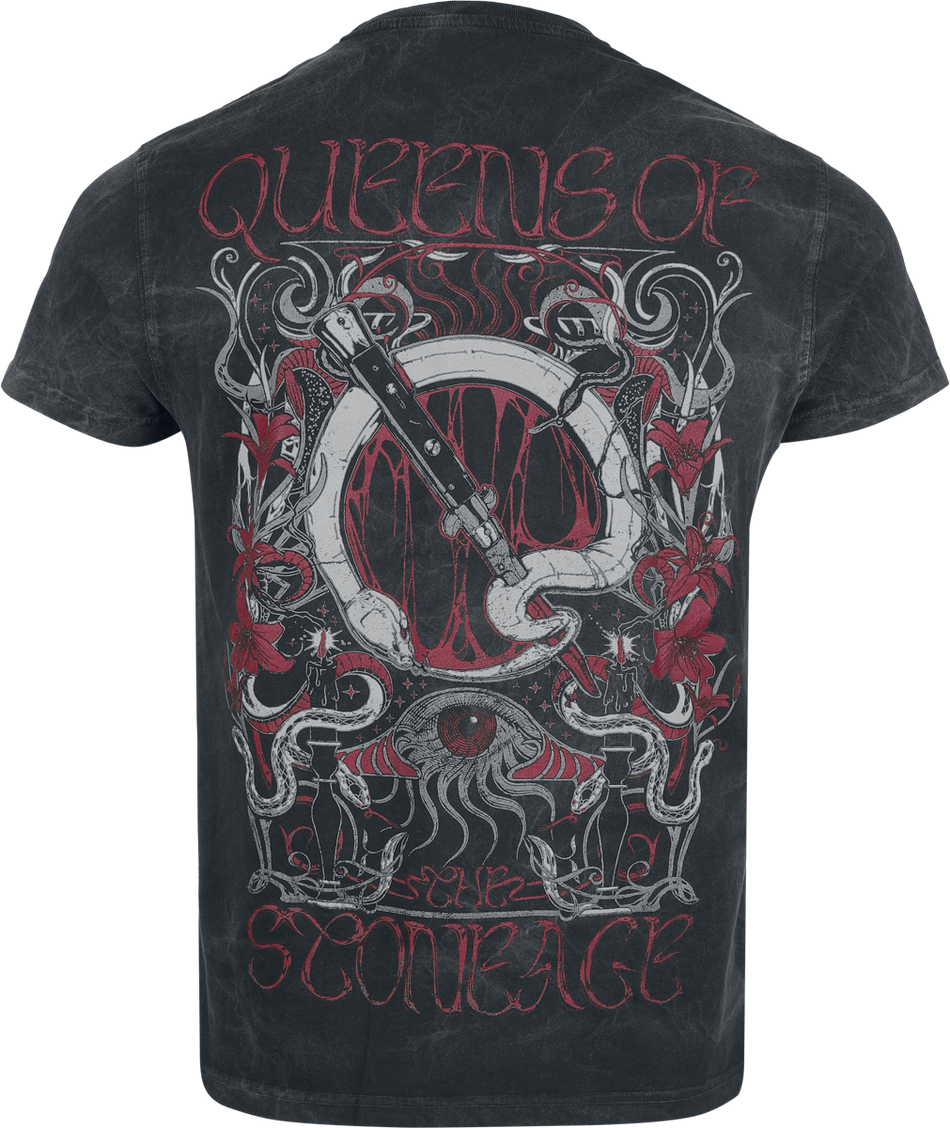 T-Shirt Manches courtes  de Queens Of The Stone Age - Sacrilege - M à 4XL - pour Homme - anthracite - Queens Of The Stone Age - View 2