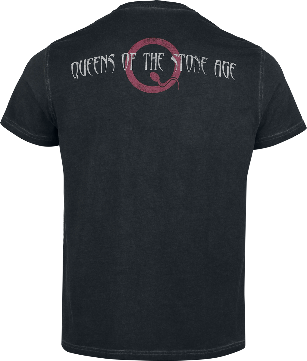 T-Shirt Manches courtes  de Queens Of The Stone Age - Neon Sacrilege - S à 4XL - pour Homme - anthracite - Queens Of The Stone Age - View 2