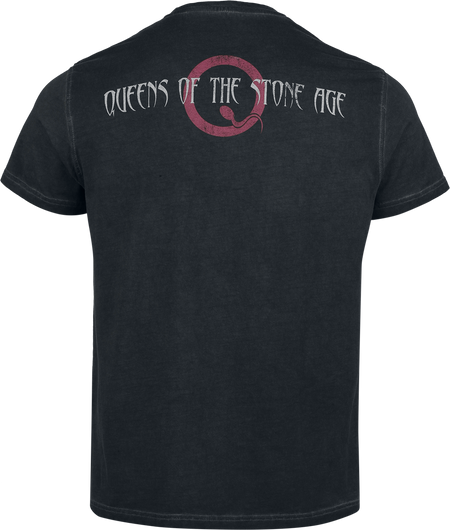 T-Shirt Manches courtes  de Queens Of The Stone Age - Neon Sacrilege - S à 4XL - pour Homme - anthracite - Queens Of The Stone Age - View 2