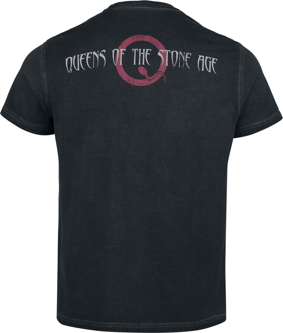 T-Shirt Manches courtes  de Queens Of The Stone Age - Neon Sacrilege - S à 4XL - pour Homme - anthracite - Queens Of The Stone Age - View 2
