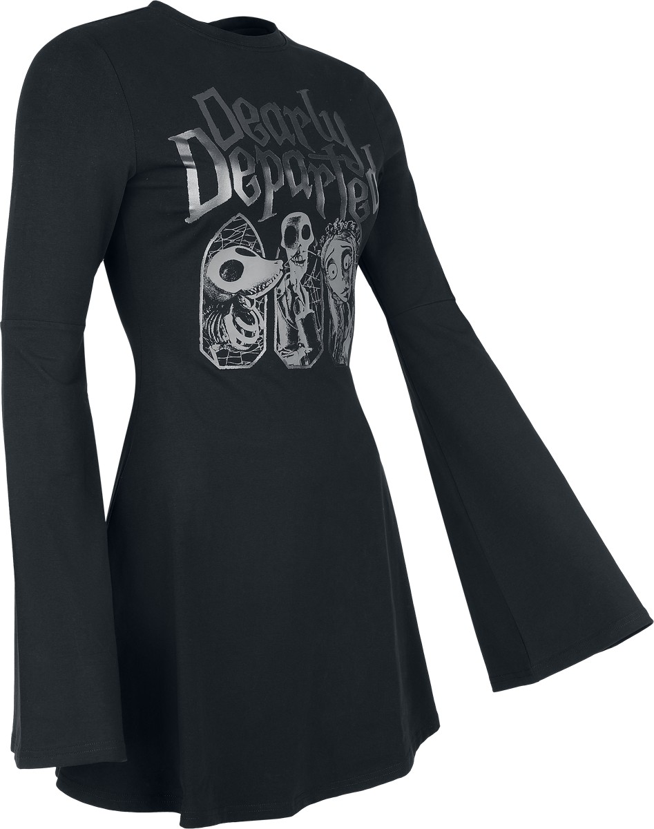 Robe courte Gothic de Killstar - Les Noces funèbres II – Robe patineuse Dearly Departed - XS à 4XL - pour Femme - noir - Killstar - View 2