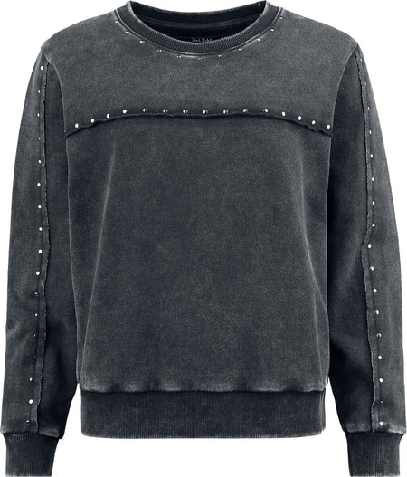 Sweat-shirt  de Rock Rebel by EMP - Incognito Rebel - S à XXL - pour Femme - gris - Rock Rebel by EMP