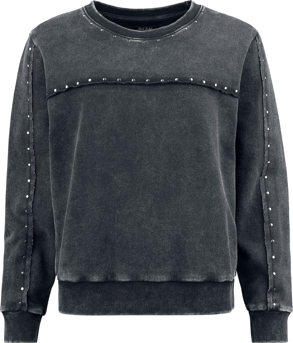 Sweat-shirt  de Rock Rebel by EMP - Incognito Rebel - S à XXL - pour Femme - gris - Rock Rebel by EMP