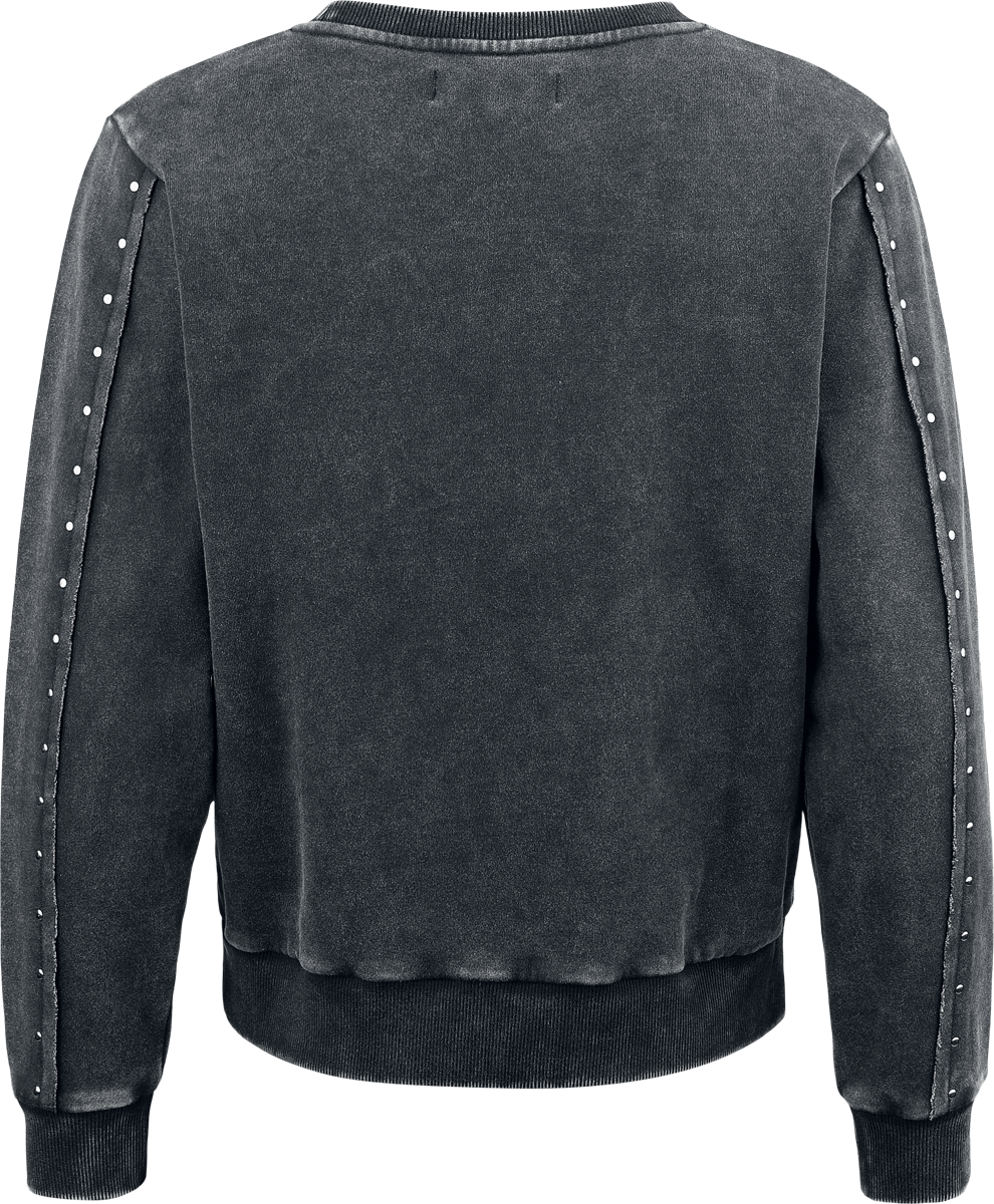 Sweat-shirt  de Rock Rebel by EMP - Incognito Rebel - S à XXL - pour Femme - gris - Rock Rebel by EMP - View 2