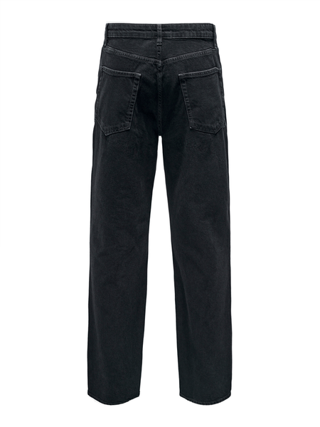 Jean  de ONLY and SONS - ONSFADE LOOSE WB 6778 TAI DNM NOOS - W29L32 à W36L34 - pour Homme - noir - ONLY and SONS - View 2
