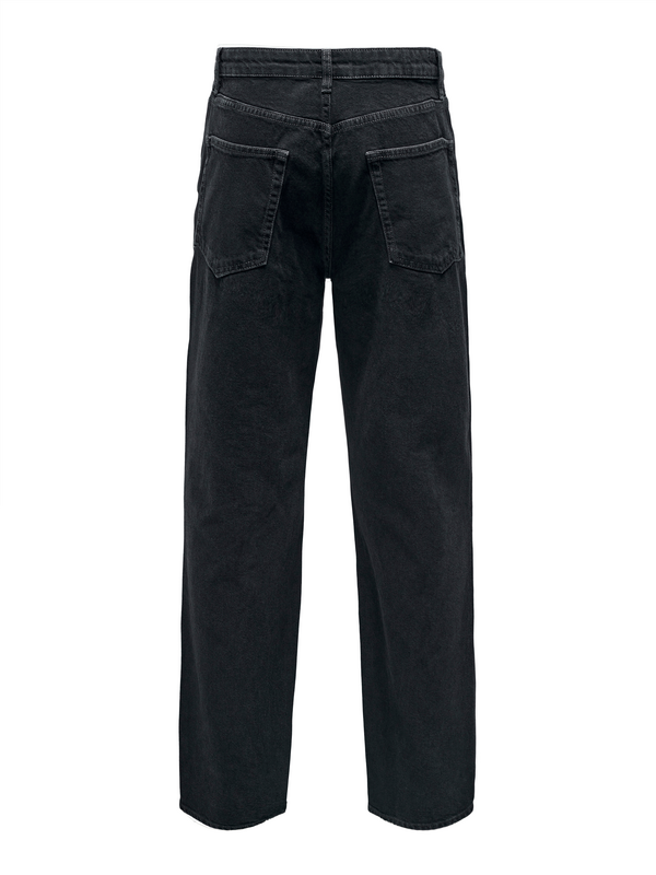 Jean  de ONLY and SONS - ONSFADE LOOSE WB 6778 TAI DNM NOOS - W29L32 à W36L34 - pour Homme - noir - ONLY and SONS - View 2