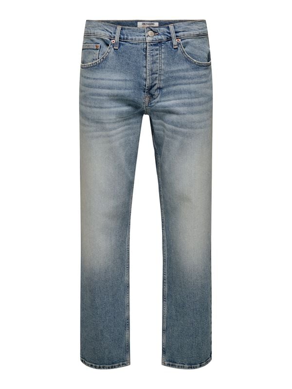 Jean  de ONLY and SONS - ONSEDGE PERFORMANCE LB 3816 DOT DNM - W29L32 à W36L34 - pour Homme - bleu - ONLY and SONS