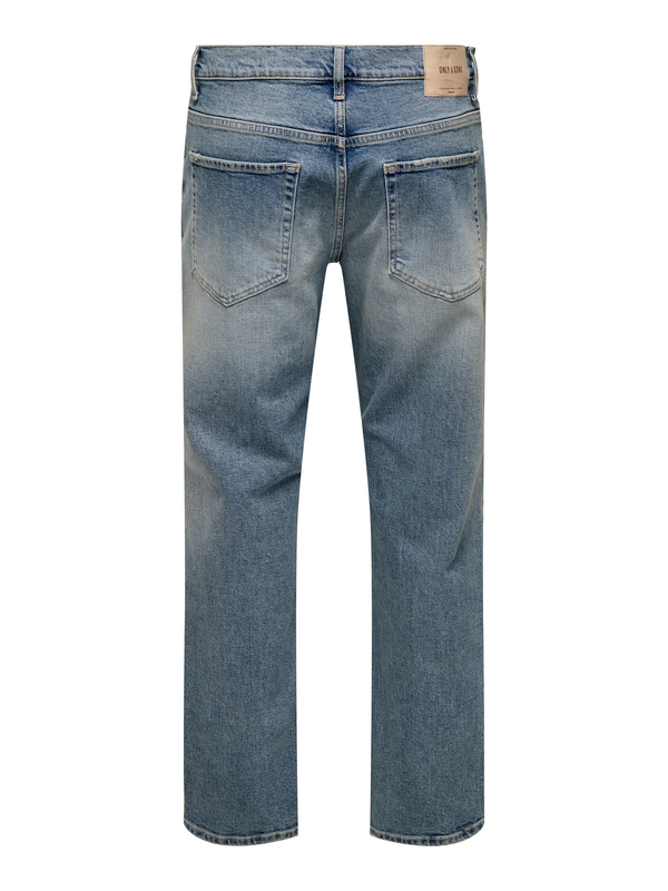 Jean  de ONLY and SONS - ONSEDGE PERFORMANCE LB 3816 DOT DNM - W29L32 à W36L34 - pour Homme - bleu - ONLY and SONS - View 2