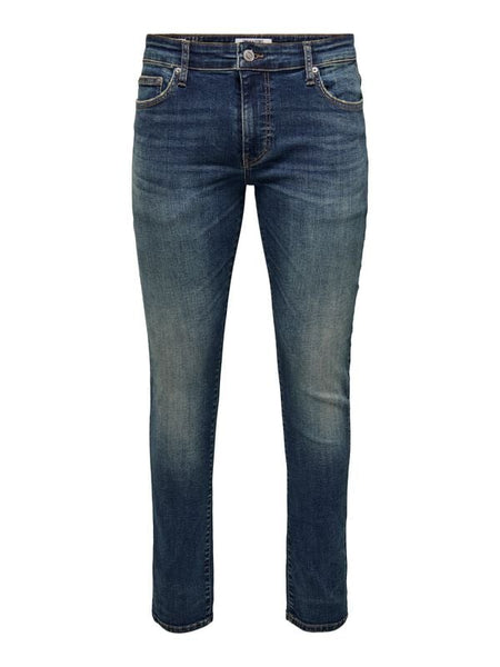 Jean  de ONLY and SONS - ONSLOOM SLIM DB TINT 4500 AZG DNM - W33L32 - pour Homme - bleu - ONLY and SONS