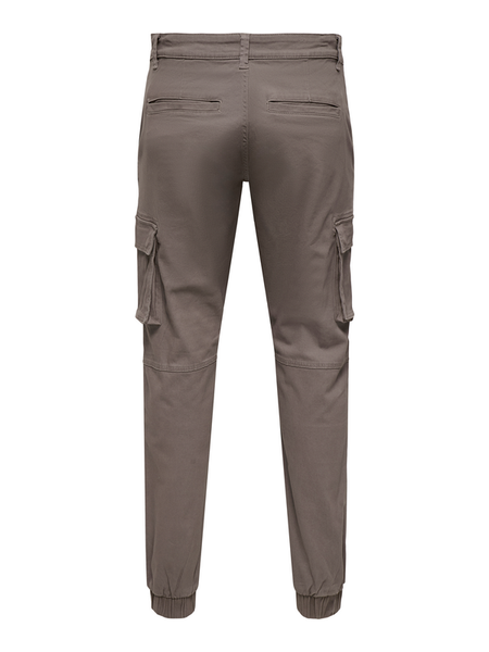 Pantalon Cargo  de ONLY and SONS - ONSCAM STAGE CARGO CUFF LIFE 6687 NOOS - W29L32 à W36L34 - pour Homme - beige - ONLY and SONS - View 2