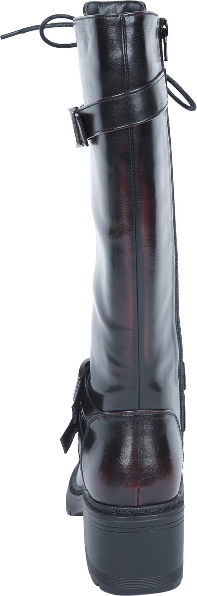 Bottes  de Black Premium by EMP - Celtic fine lines - EU37 à EU41 - pour Femme - noir/rouge - Black Premium by EMP - View 2