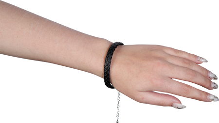 Bracelet imitation cuir  de Black Premium by EMP - Braided Basic - pour Unisexe - noir - Black Premium by EMP - View 2