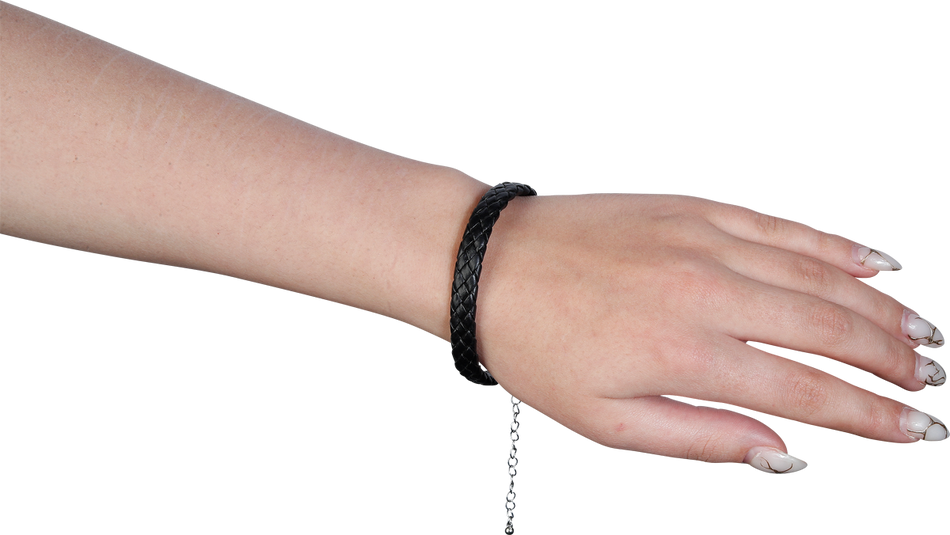 Bracelet imitation cuir  de Black Premium by EMP - Braided Basic - pour Unisexe - noir - Black Premium by EMP - View 2