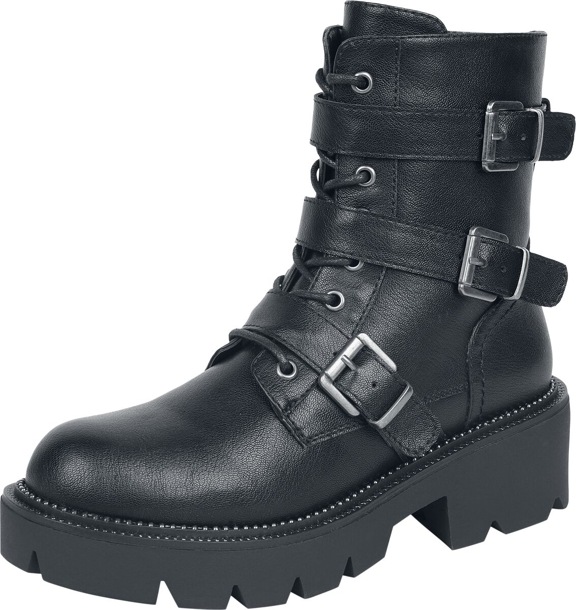 Bottes  de Black Premium by EMP - Celtic fine lines - EU37 à EU41 - pour Femme - noir - Black Premium by EMP