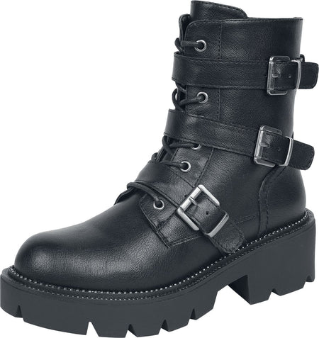 Bottes  de Black Premium by EMP - Celtic fine lines - EU37 à EU41 - pour Femme - noir - Black Premium by EMP