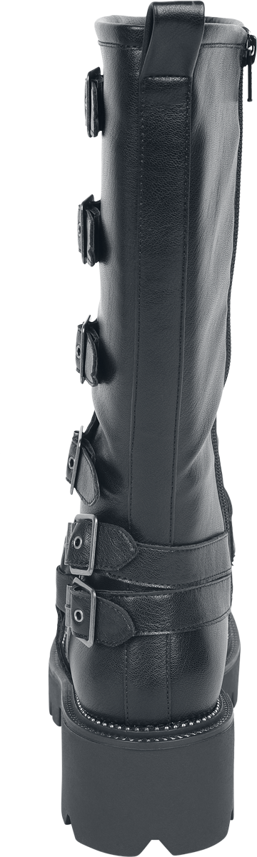 Bottes  de Rock Rebel by EMP - Bottes avec Boucles - EU37 à EU41 - pour Femme - noir - Rock Rebel by EMP - View 2