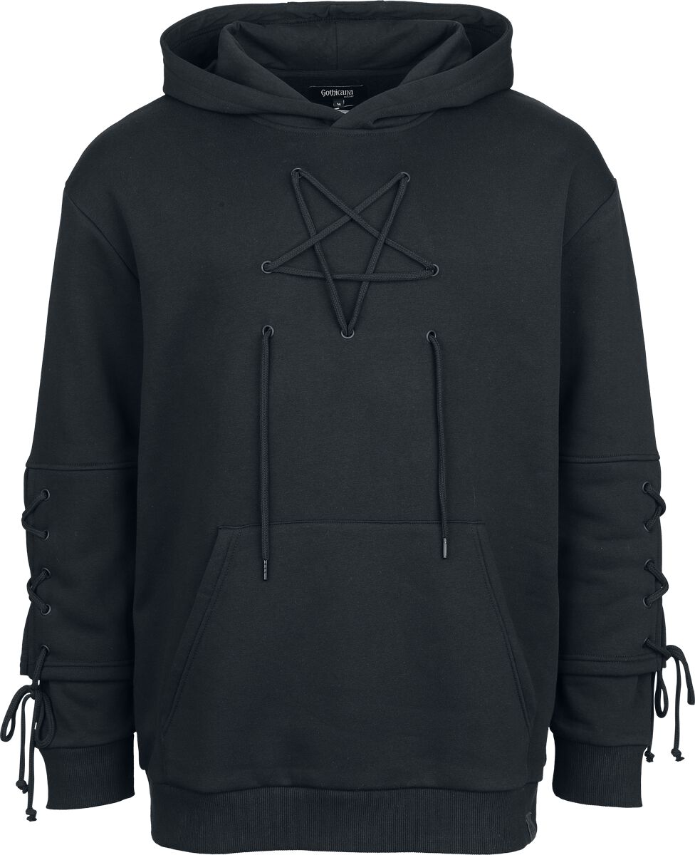 Sweat-shirt à capuche Gothic de Gothicana by EMP - The Witching Hour - M à XXL - pour Homme - noir - Gothicana by EMP