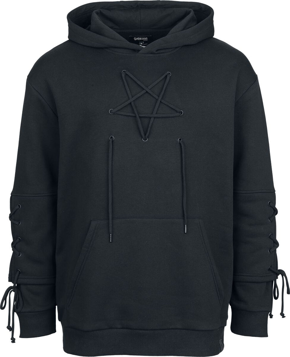 Sweat-shirt à capuche Gothic de Gothicana by EMP - The Witching Hour - M à XXL - pour Homme - noir - Gothicana by EMP