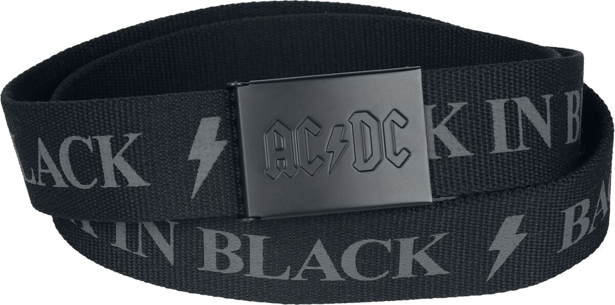Ceinture  de AC/DC - Logo - pour Unisexe - noir - AC/DC