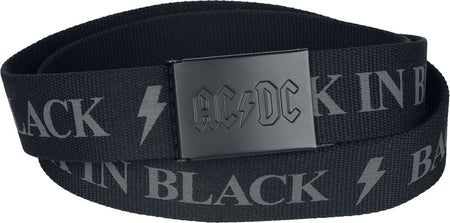 Ceinture  de AC/DC - Logo - pour Unisexe - noir - AC/DC