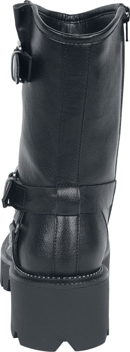 Bottes  de Rock Rebel by EMP - Bottes avec Boucles - EU37 à EU41 - pour Femme - noir - Rock Rebel by EMP - View 2